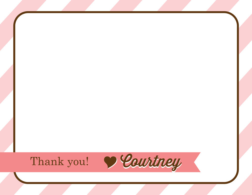 Chocolate Party Flat Notecards