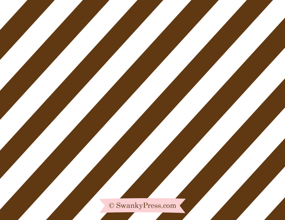 Chocolate Party Flat Notecards