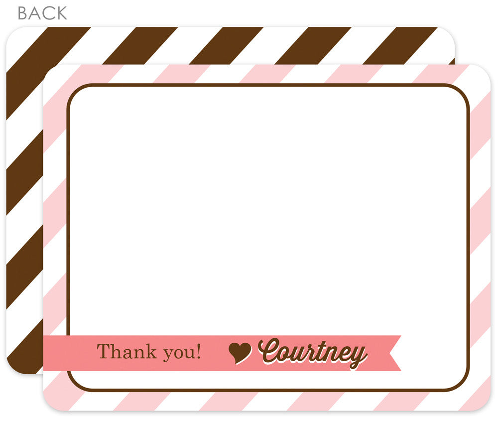 Chocolate Party Flat Notecards