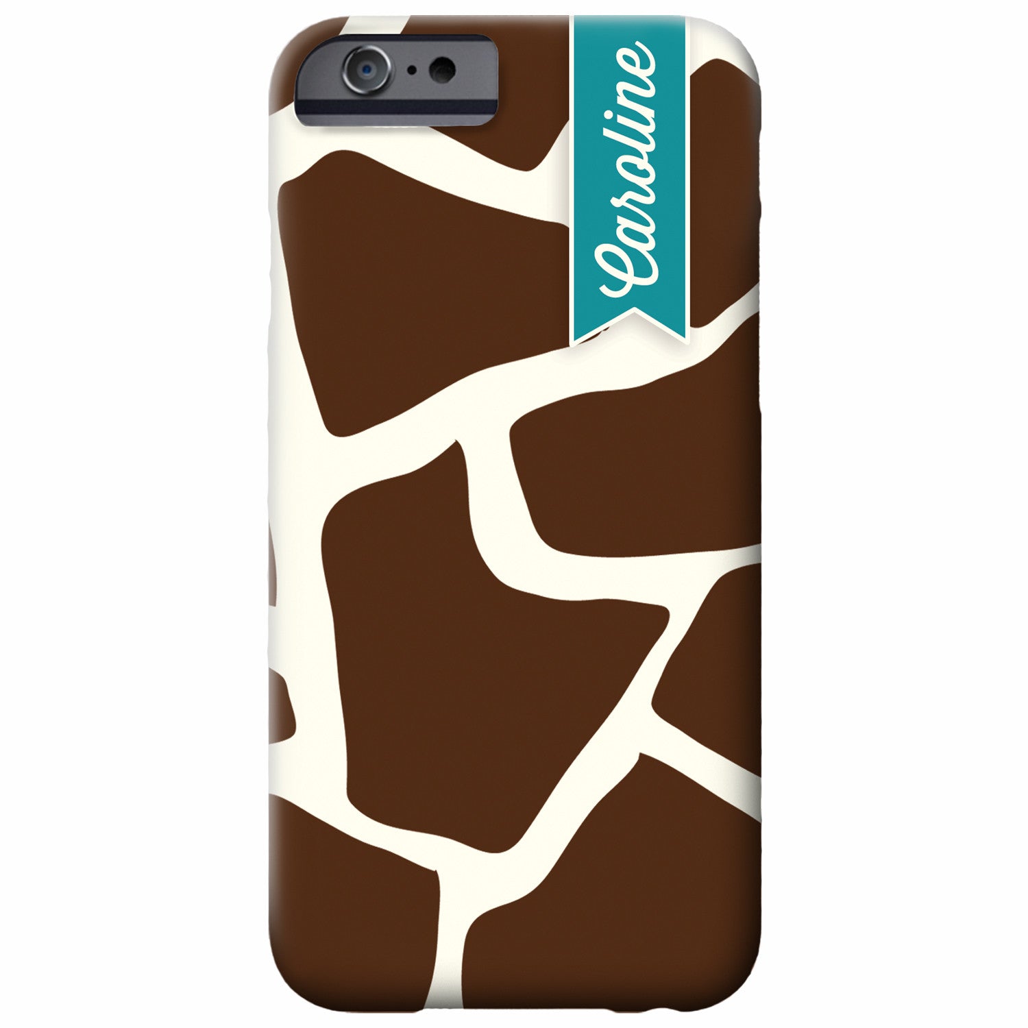 Giraffe With Banner Cell Phone Case