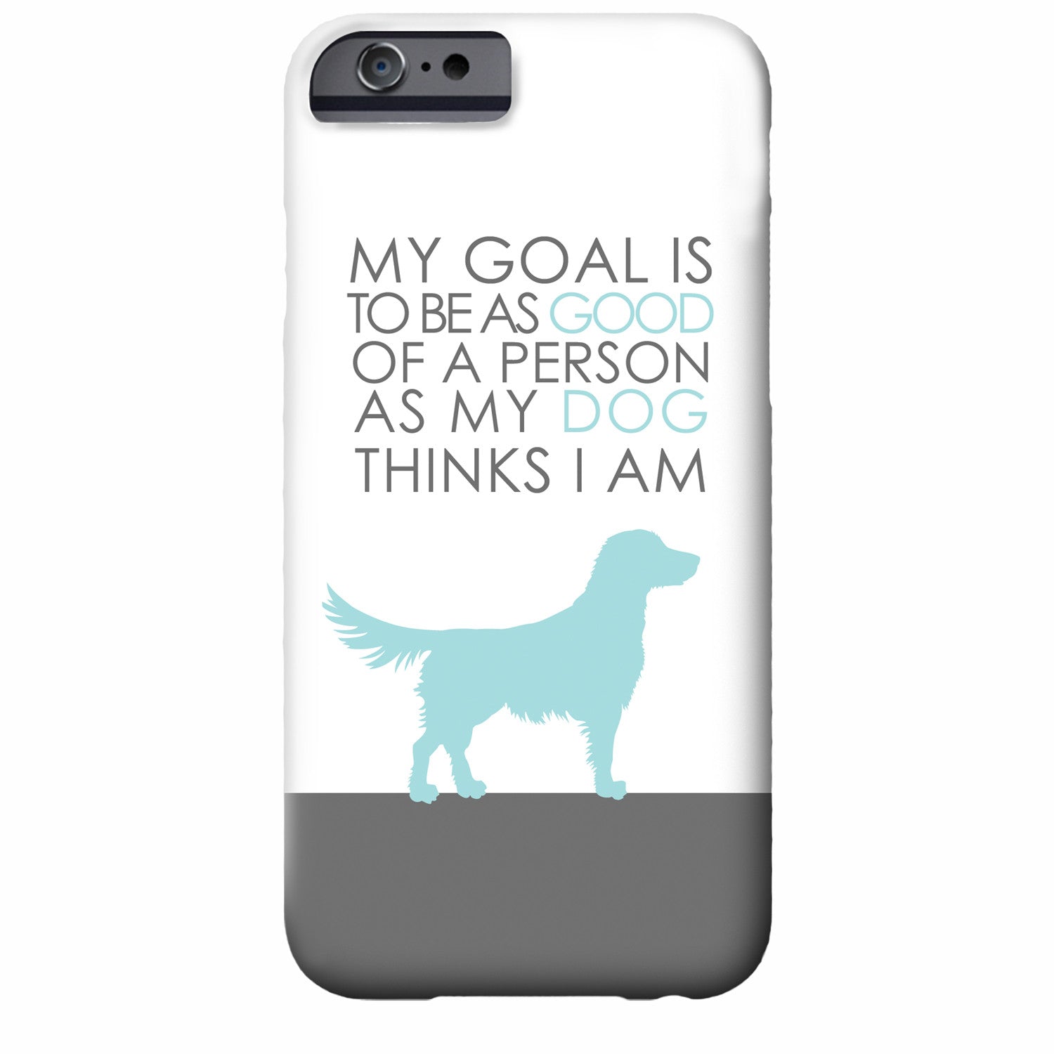 Good Dog iPhone Case | Swanky Press (choose your own breed and colors)