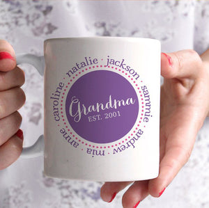 Grandma Personalized Coffee Mug, PIPSY.COM