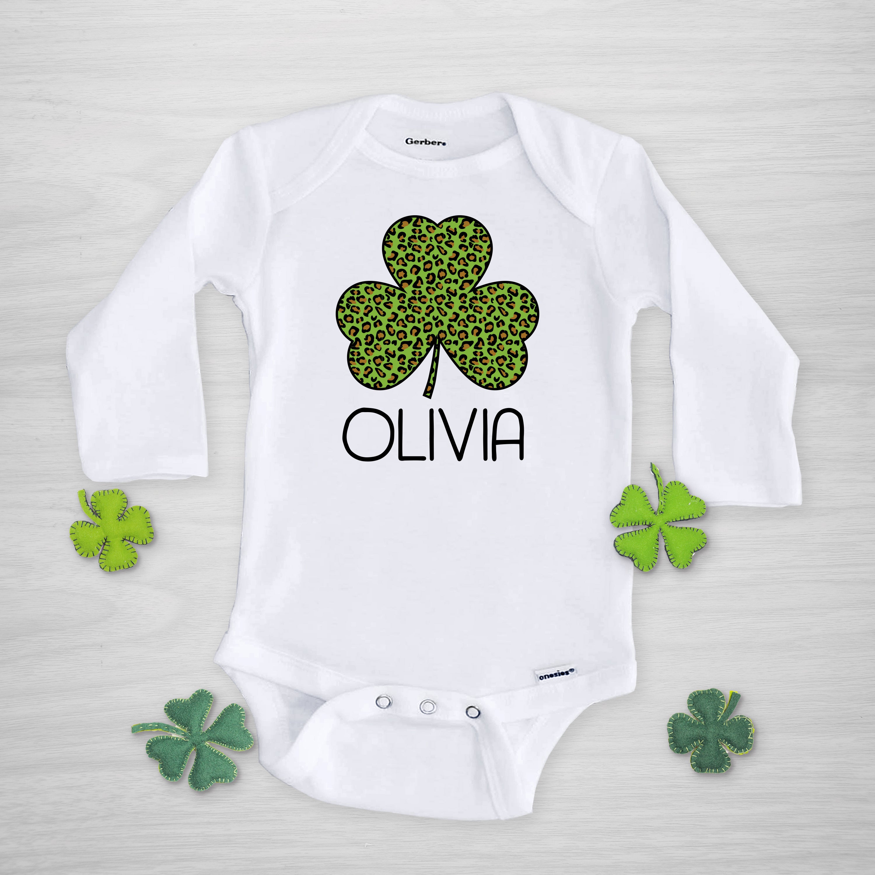 Shamrock onesie hot sale