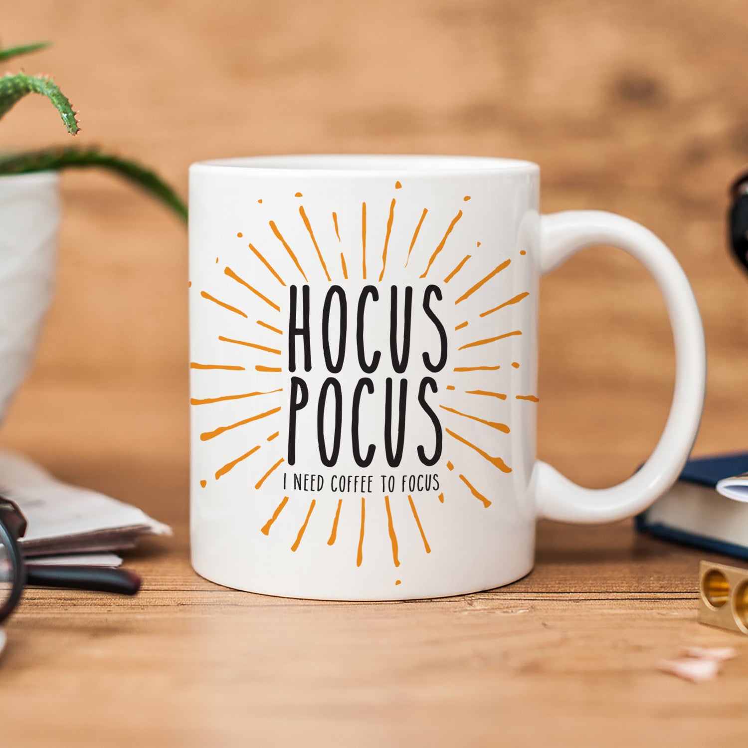 Hocus Pocus I Need Coffee to Focus Mug