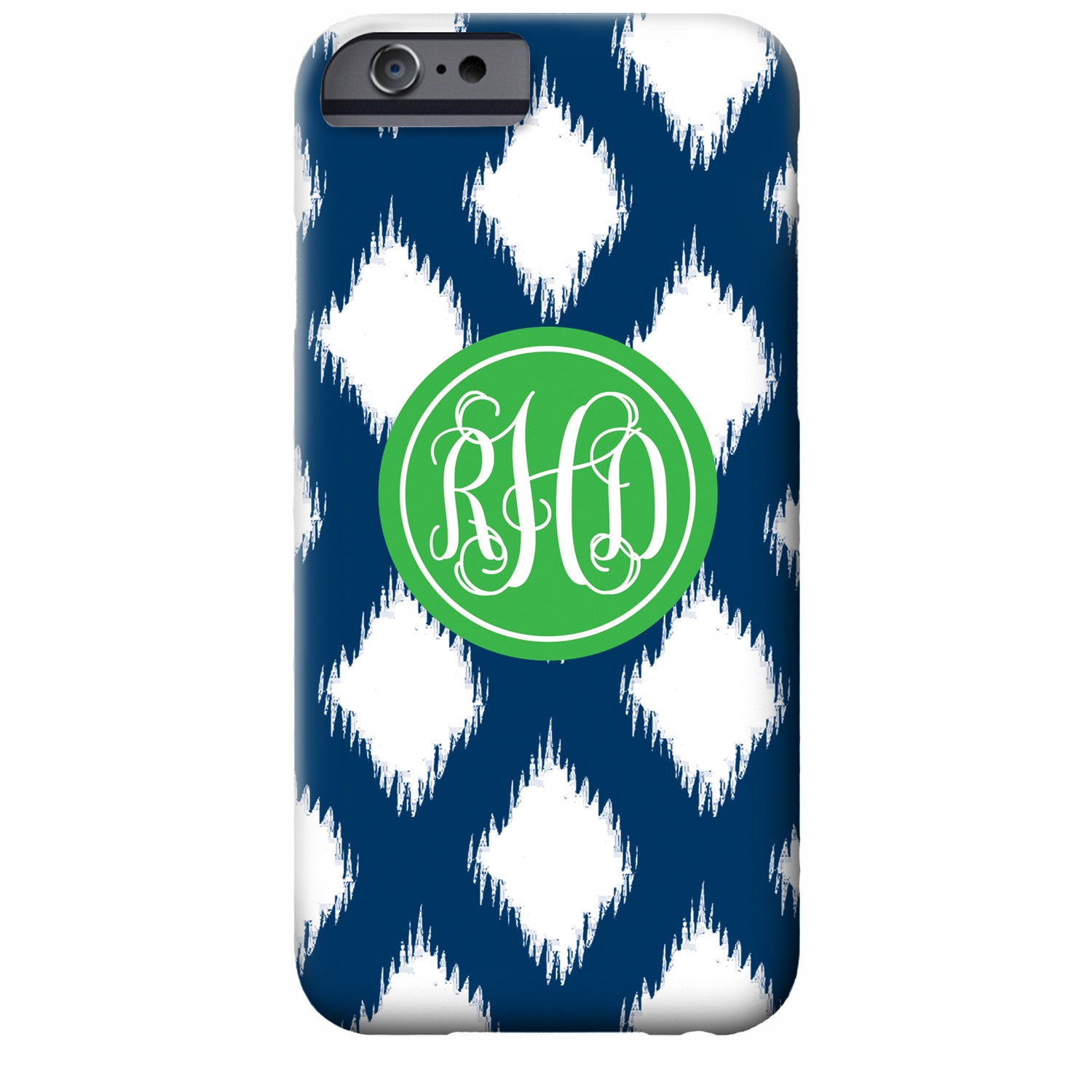 Monogrammed Ikat POP iPhone Case | Swanky Press