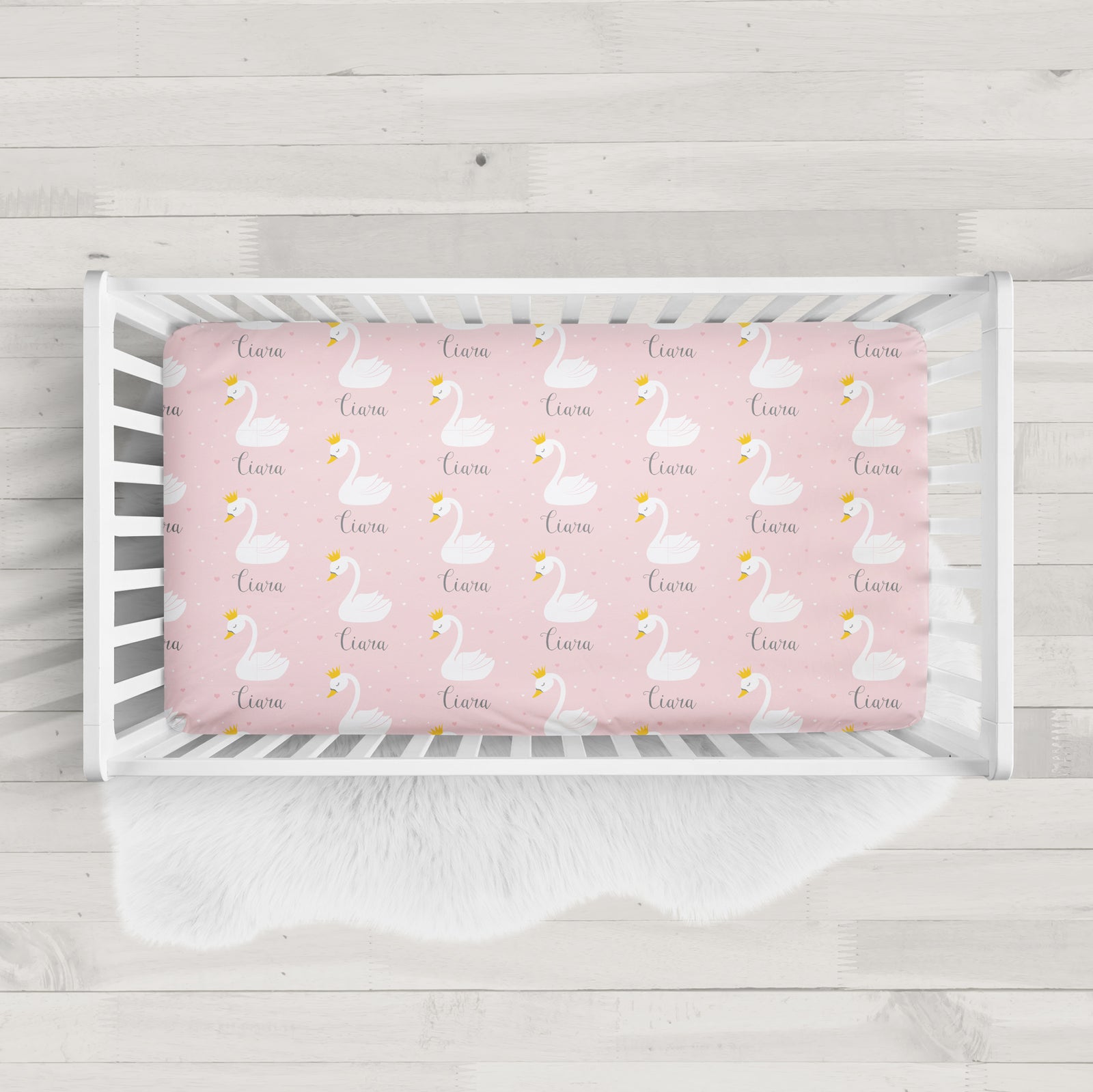 Personalized Swan blanket | Pipsy.com