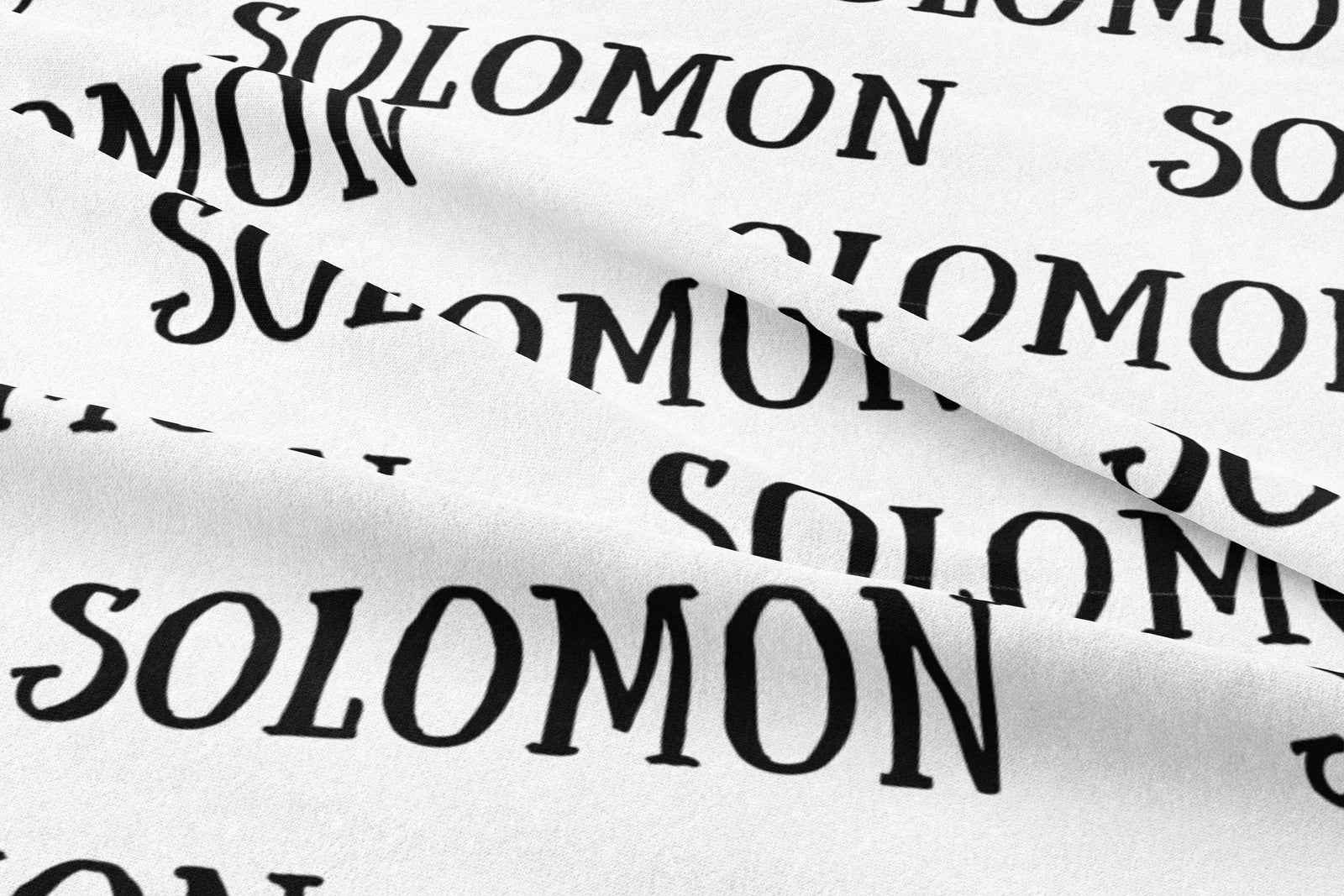 Name repeat fitted crib sheet | Pipsy.com