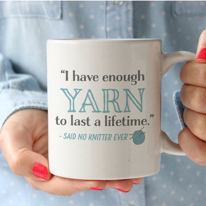 Knitter, Knitting, Yarn Funny Mug, PIPSY.COM, Knit, 