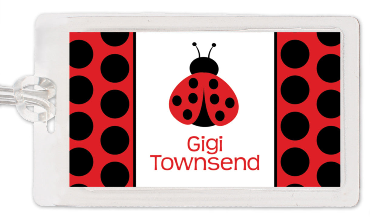 Big Ladybug Bag Tag