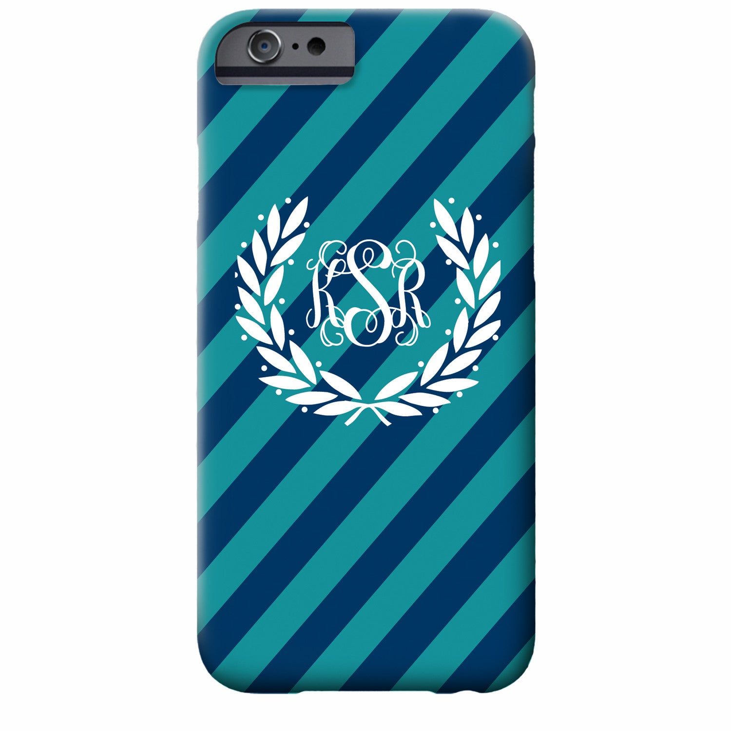 Monogrammed Laurel iPhone Case | Swanky Press