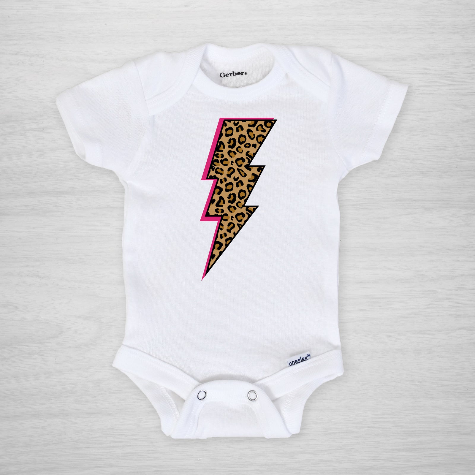 Leopard Lightning Bolt Onesie®