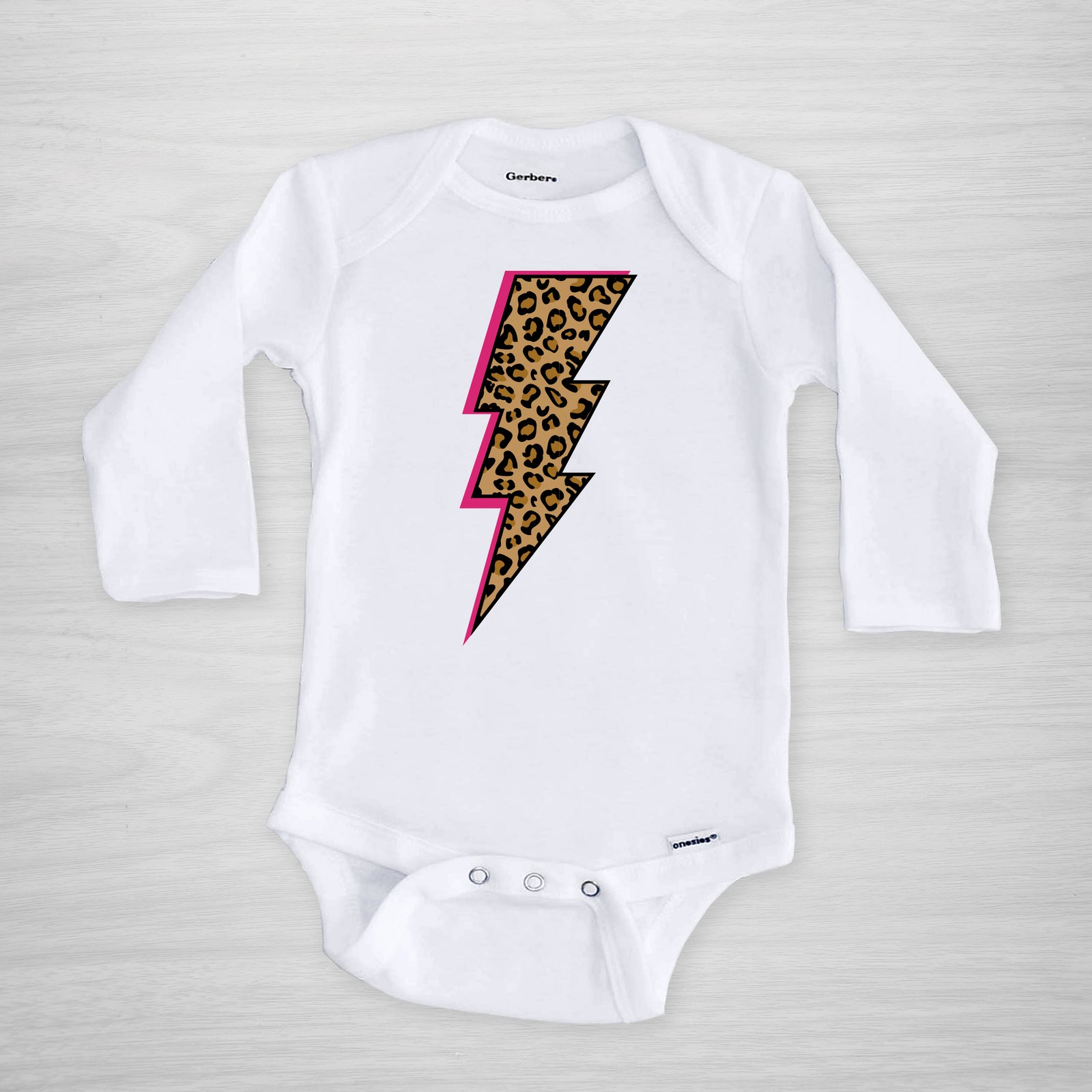 Leopard Lightning Bolt Onesie®