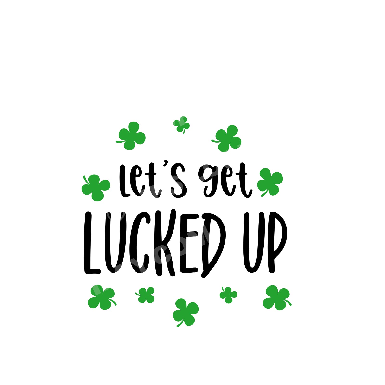 "Let's Get Lucked Up" •  Made in the USA, seasonal kitchen tea towel, dish towel, hand towel, Hand printed in our Nashville Studio •  100% cotton white flour sack tea towel •  Measures 28”x29” •  Printing is done with eco-friendly water-based inks •  Super soft print (We do NOT use vinyl or decals) •  Machine Washable PIPSY.COM
