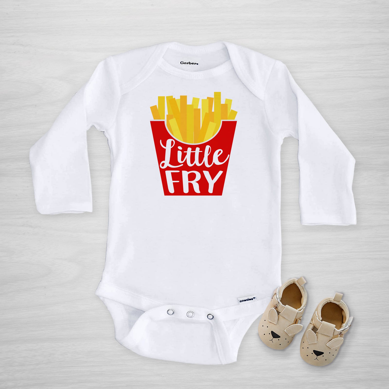 Little Fry Gerber Onesie®, long sleeved, Pipsy.com