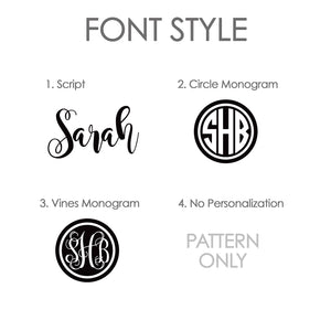 Swanky Press Lunch Tote Font Style Options | Pipsy