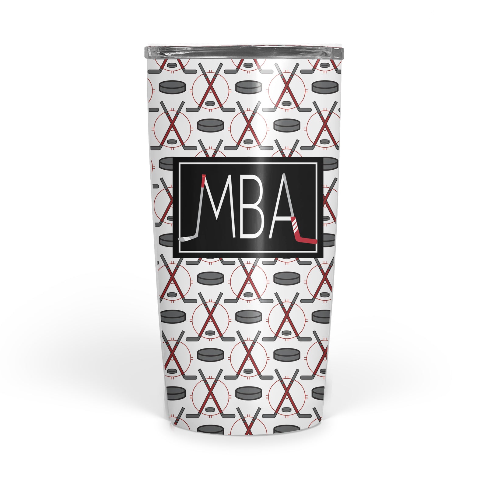 Hockey Double Walled Stainless Tumbler (tall)