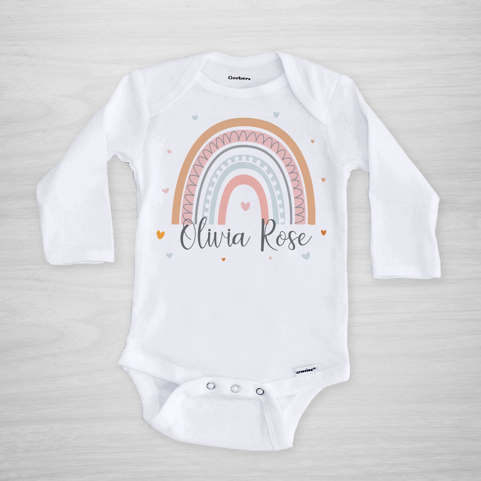 Rainbow Personalized Onesie®