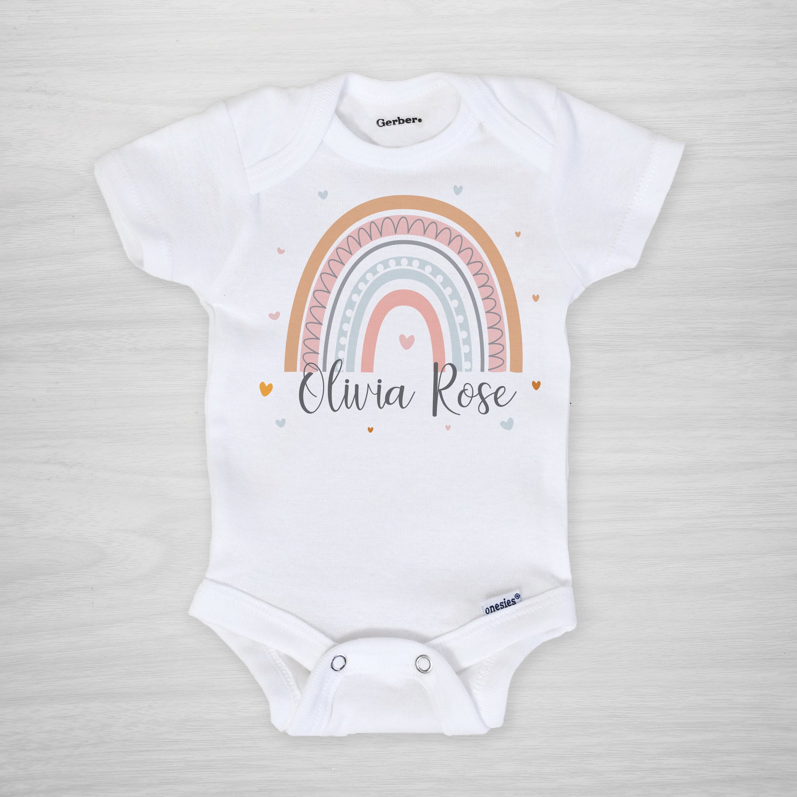 Rainbow Personalized Onesie®