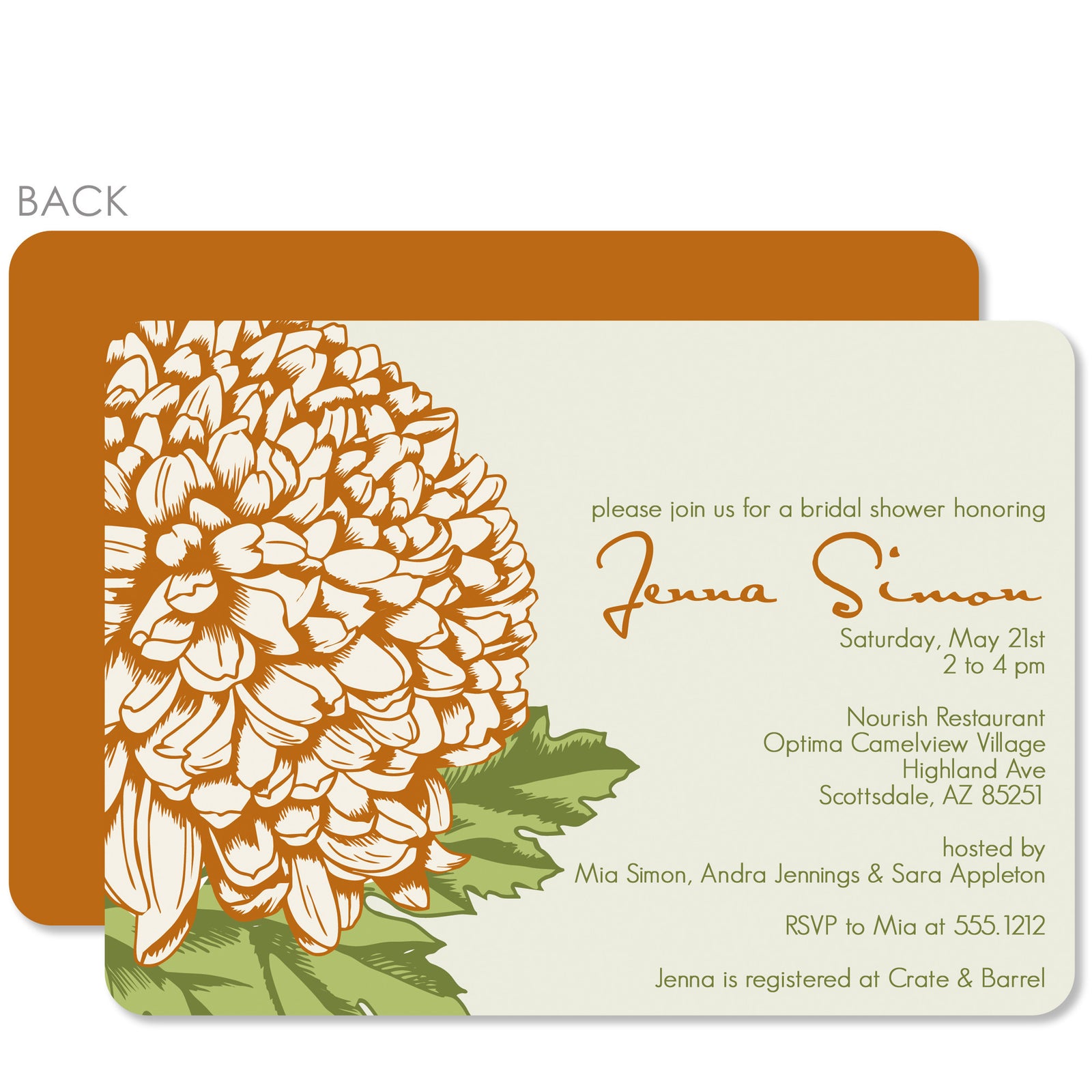 Mum Shower Party Invitation