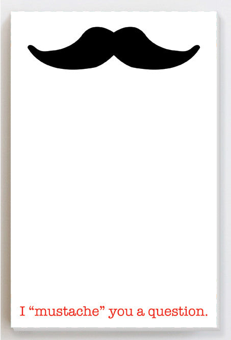 Mustache Notepad - Pipsy