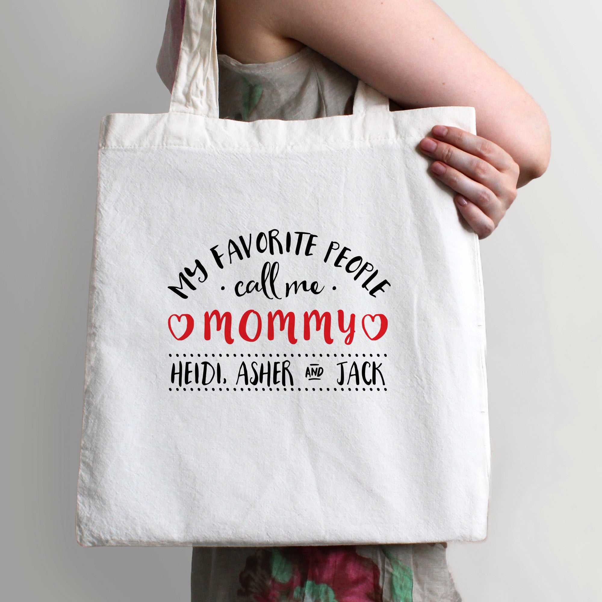 My Favorite People Call Me Mommy Tote Bag | Swanky Press