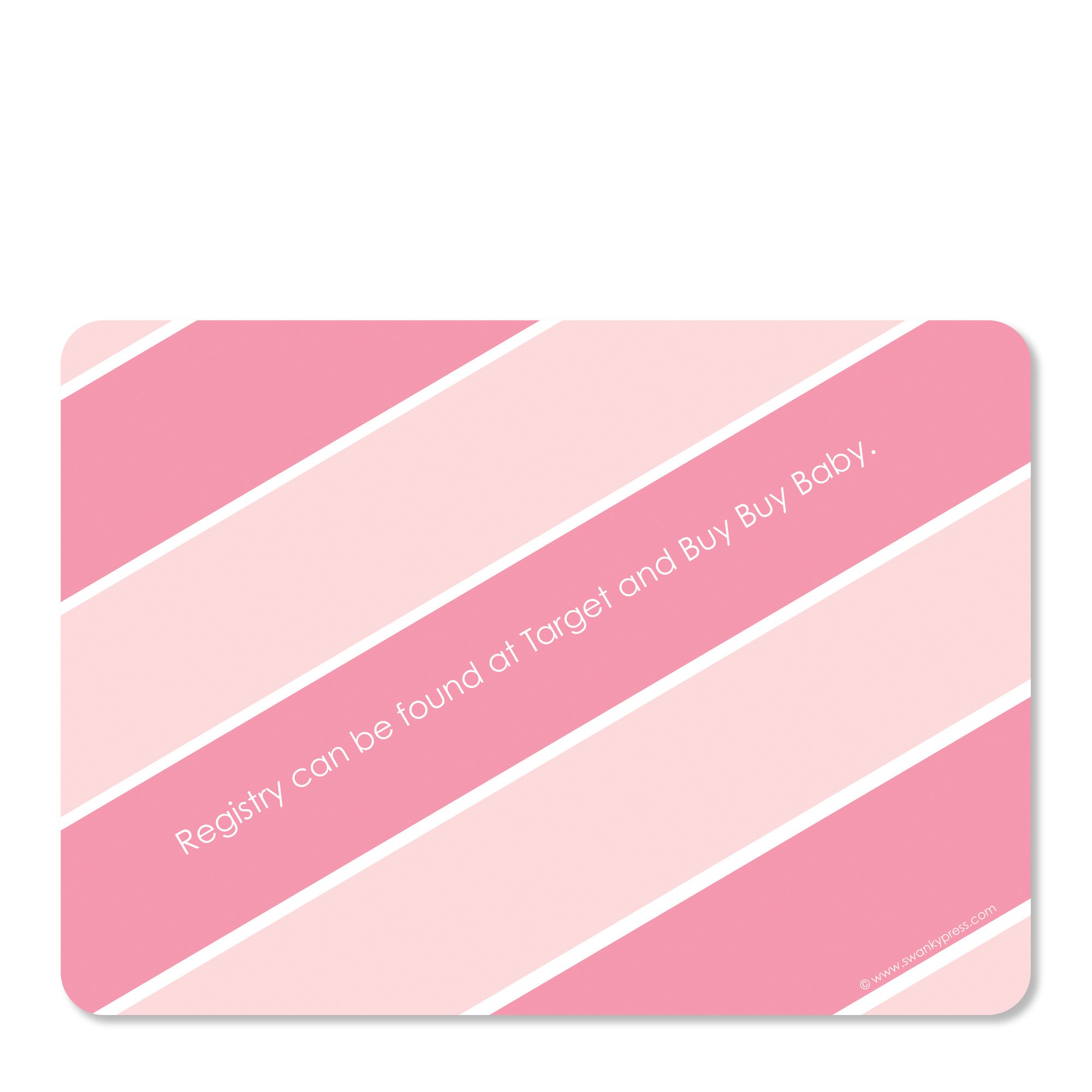Oh Baby! Pink Baby Shower Invitation