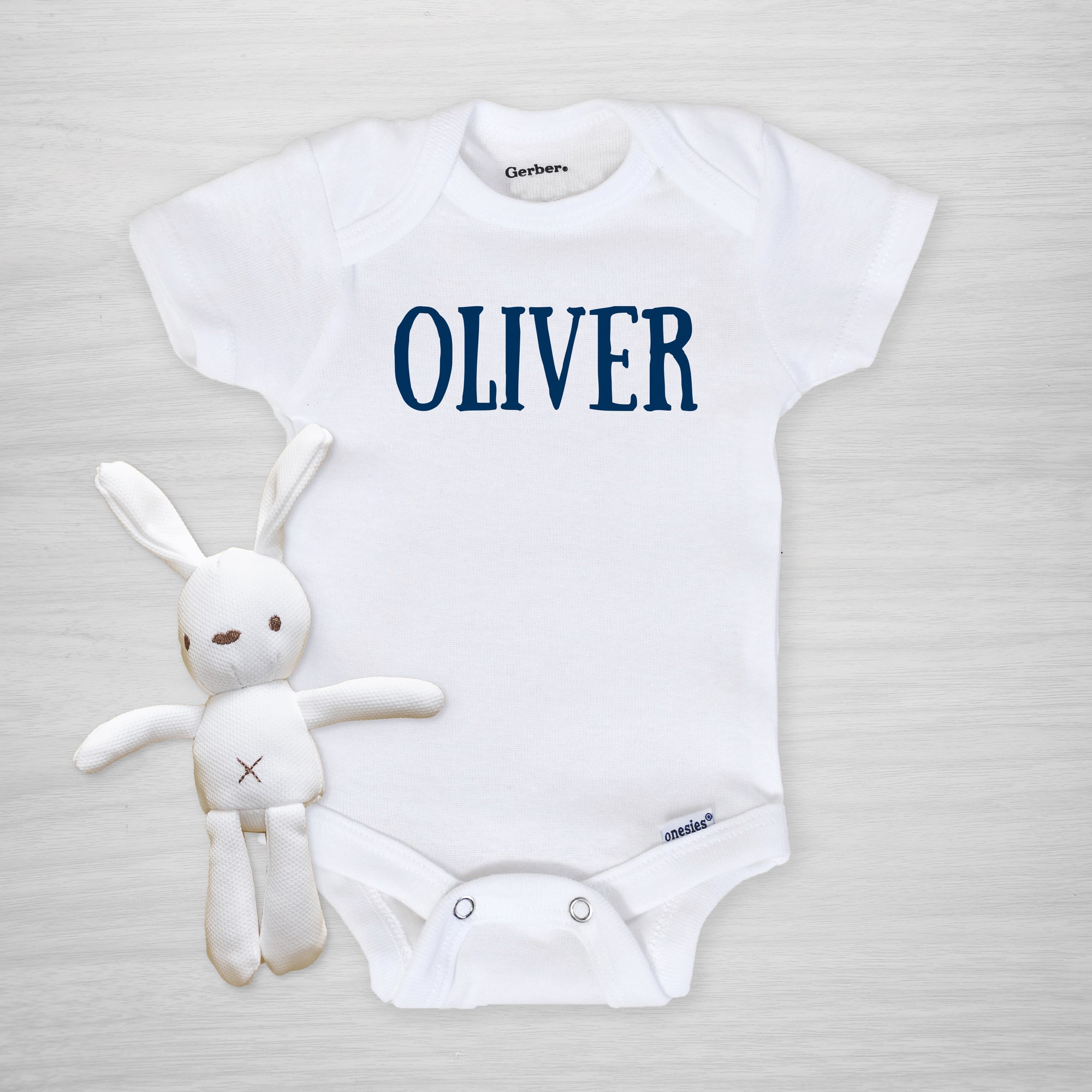 Personalized Name Onesie, Boy, Pipsy.com, short sleeved