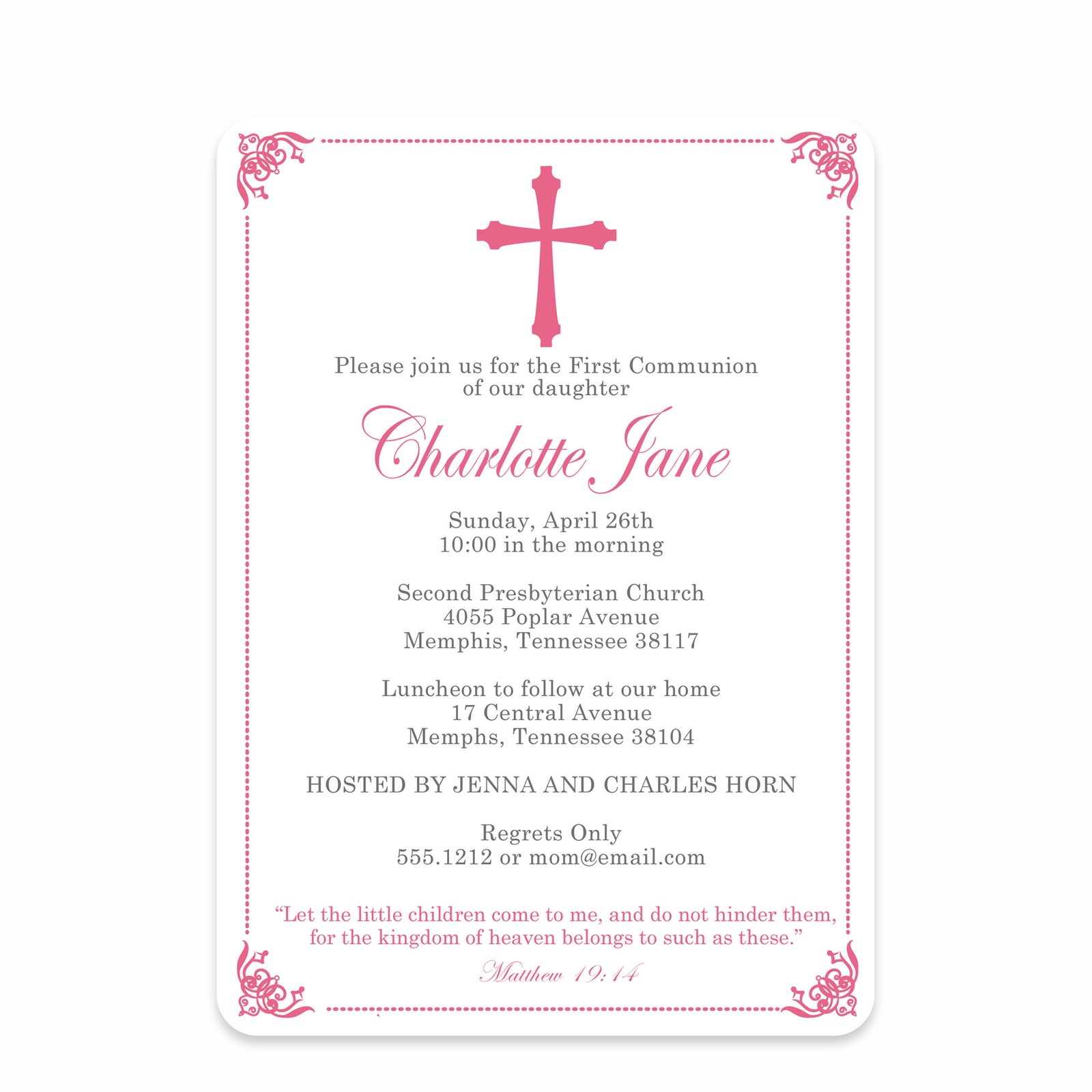 Ornate Frame Invitation