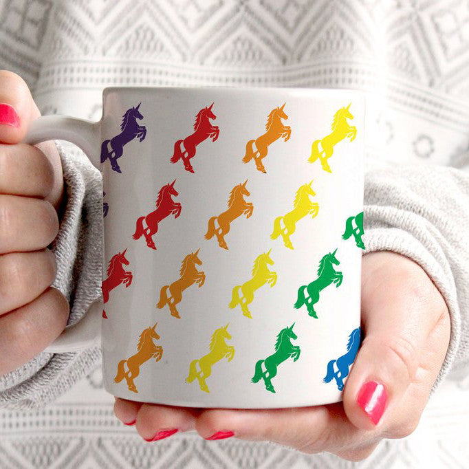 Rainbow Unicorn Mug, PIPSY.COM