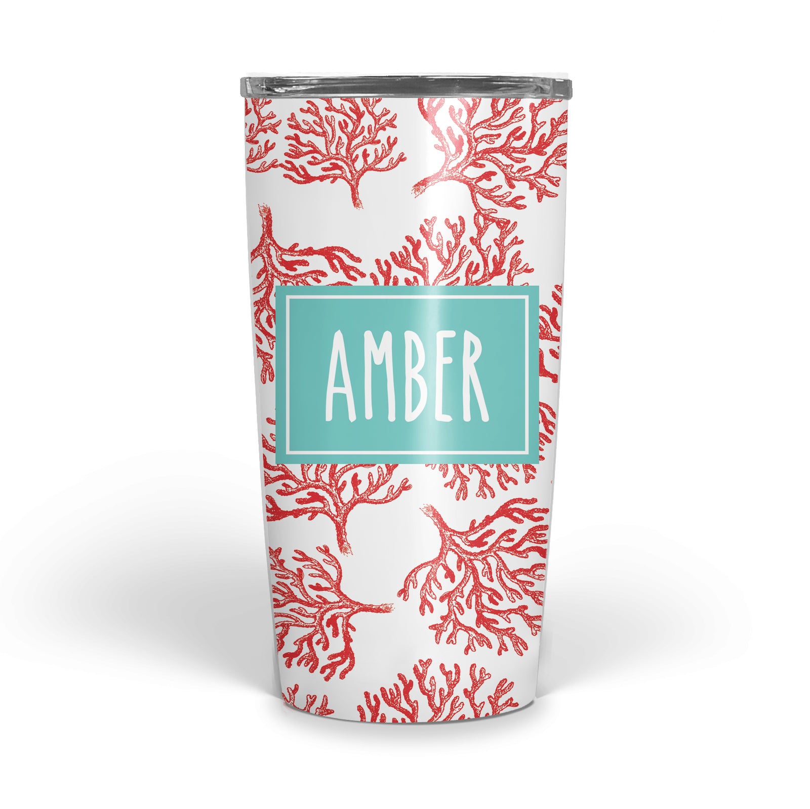 Red Coral Double Walled Stainless Tumbler (tall)