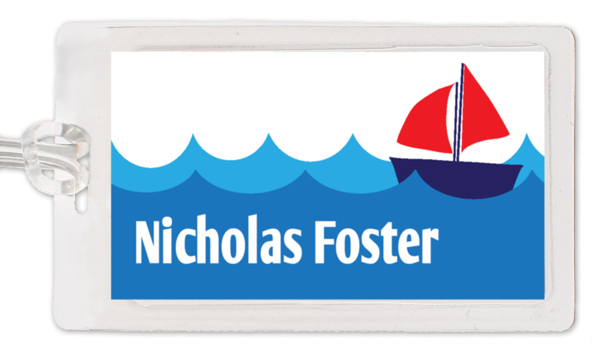 Sailboat Bag Tag