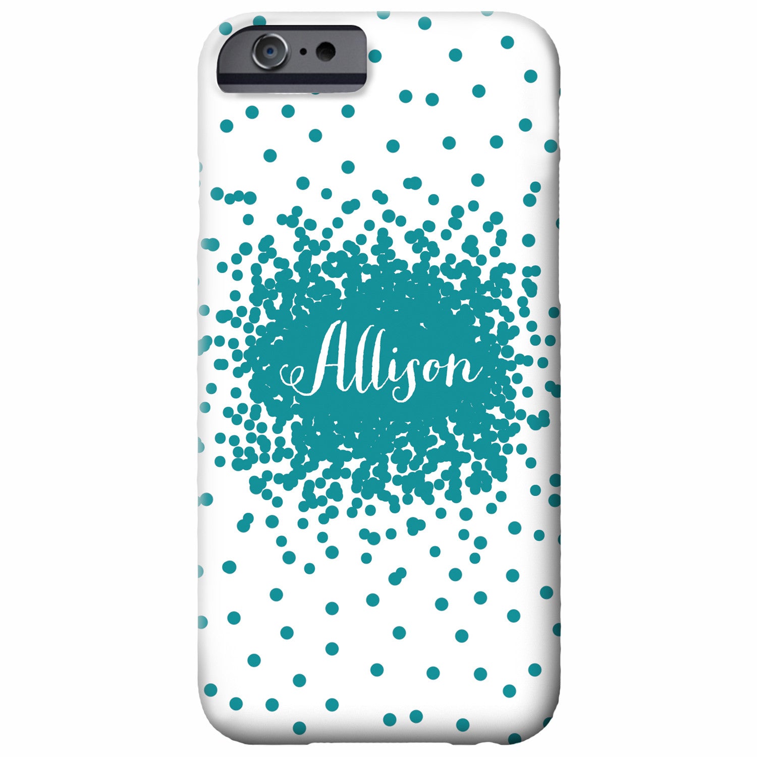Personalized Scatter Dots iPhone Case | Swanky Press