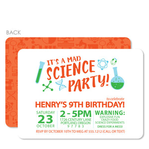 Science Birthday Invitation | Pipsy.com