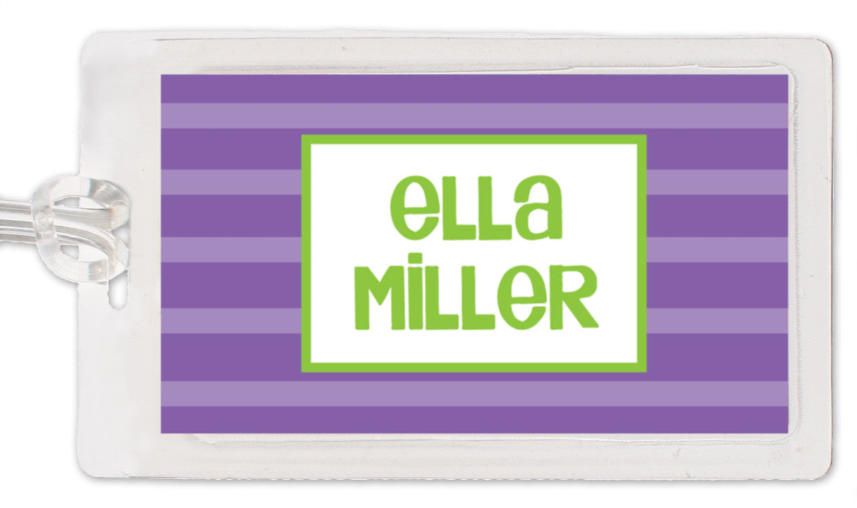 Stripes Girl Bag Tag