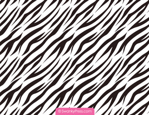 Spa thank you notes in hot pink with zebra stripes