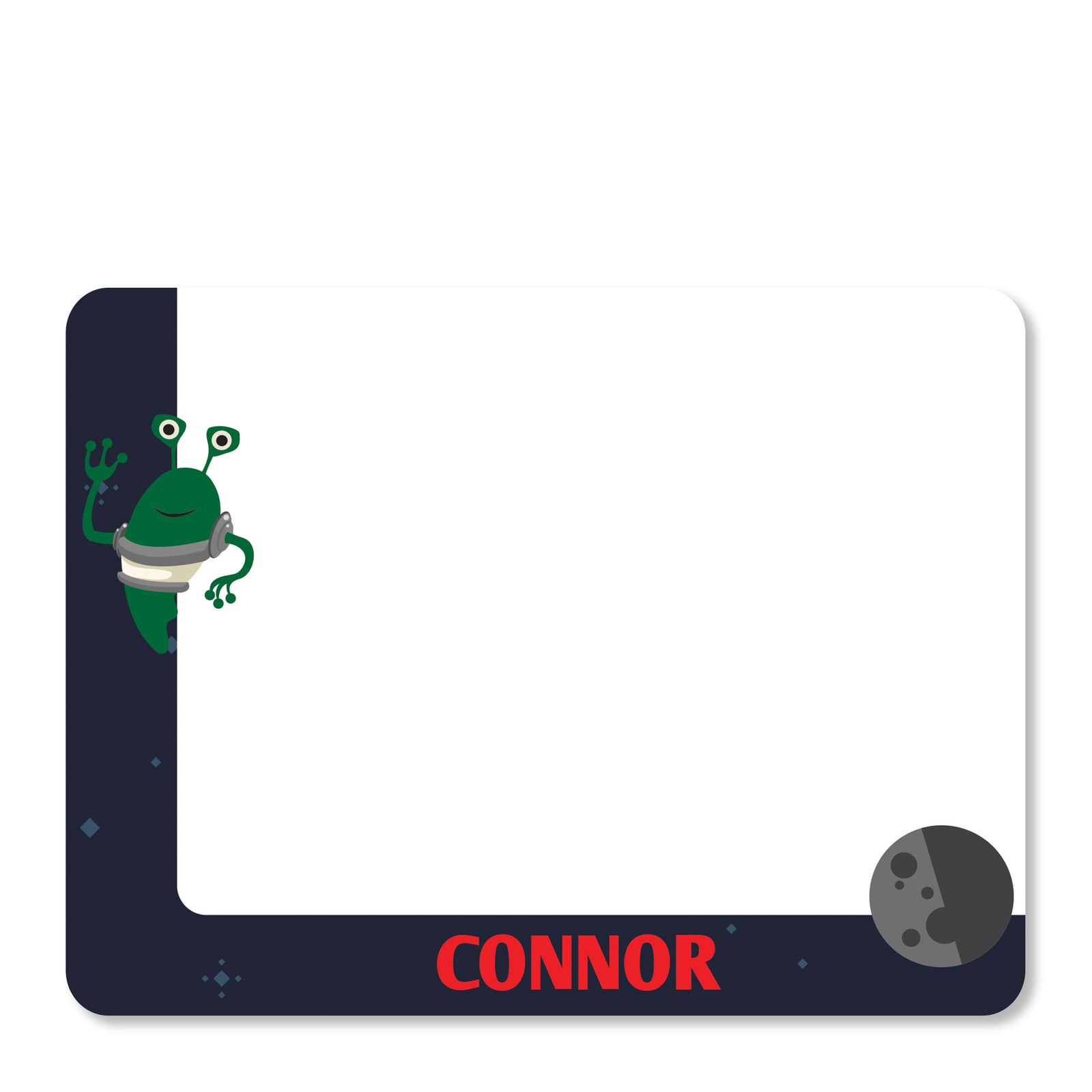 Astronaut In Space Notecard | Swanky Press | Blue