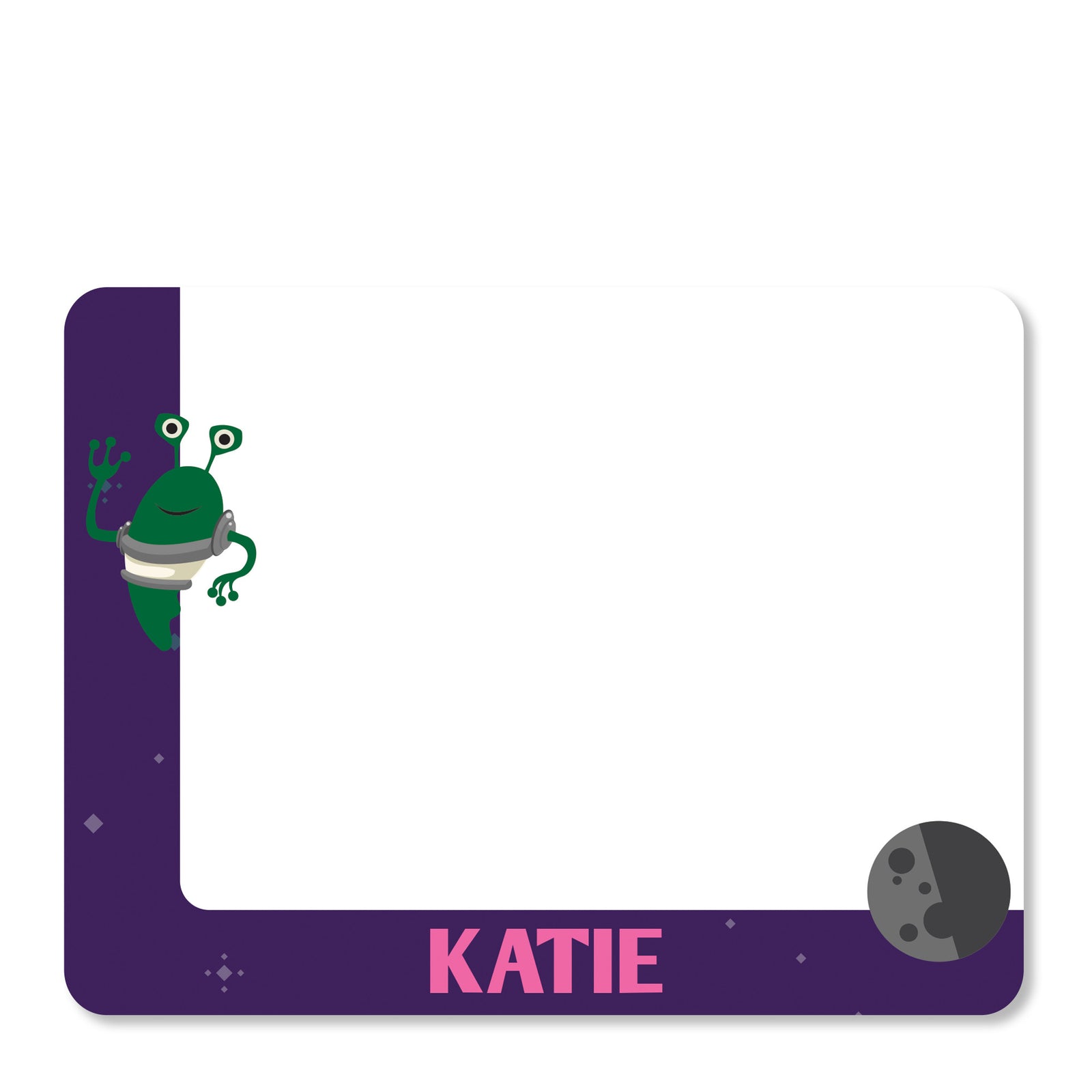 Astronaut in Space Notecard | Swanky Press | Purple