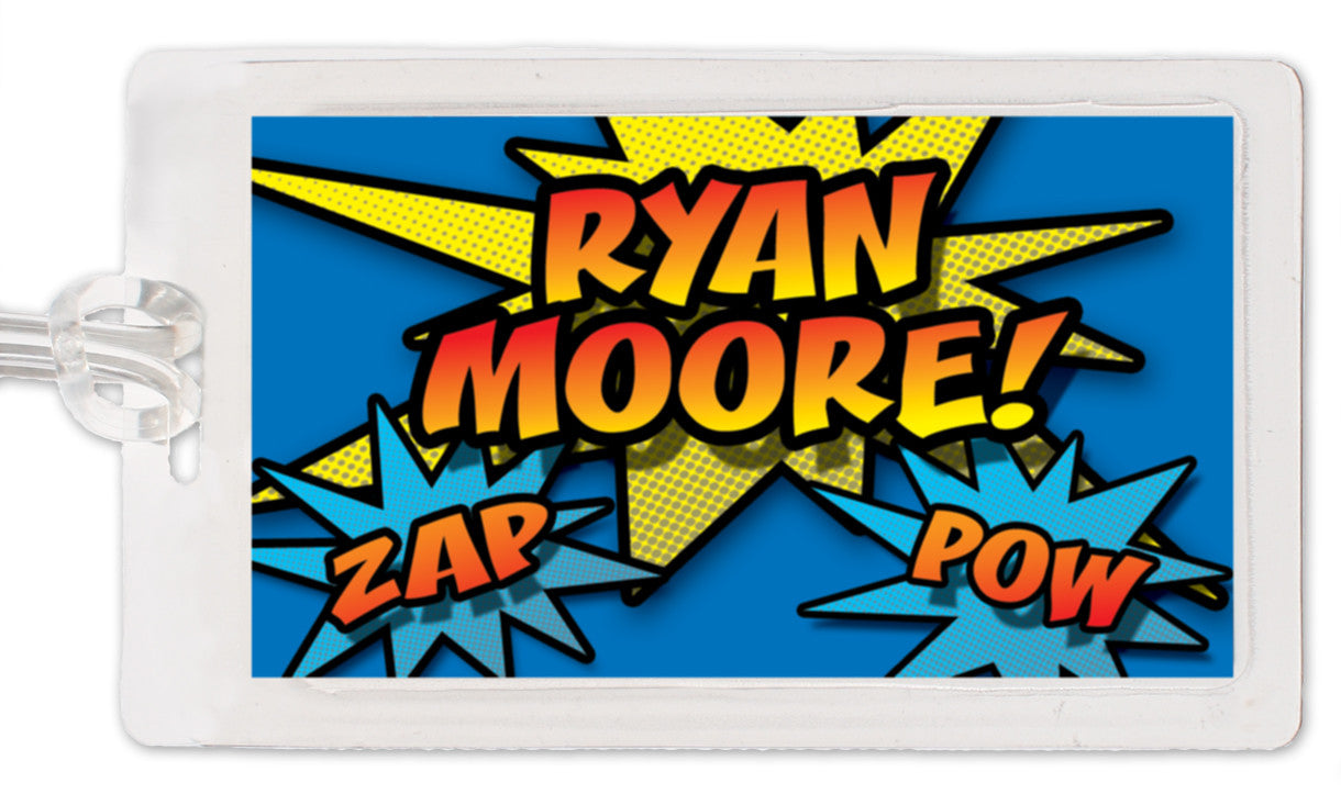 Superhero Bag Tag