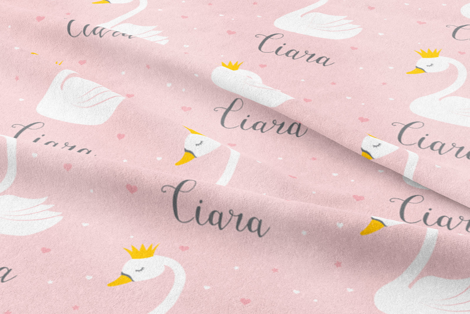 Personalized Swan blanket | Pipsy.com