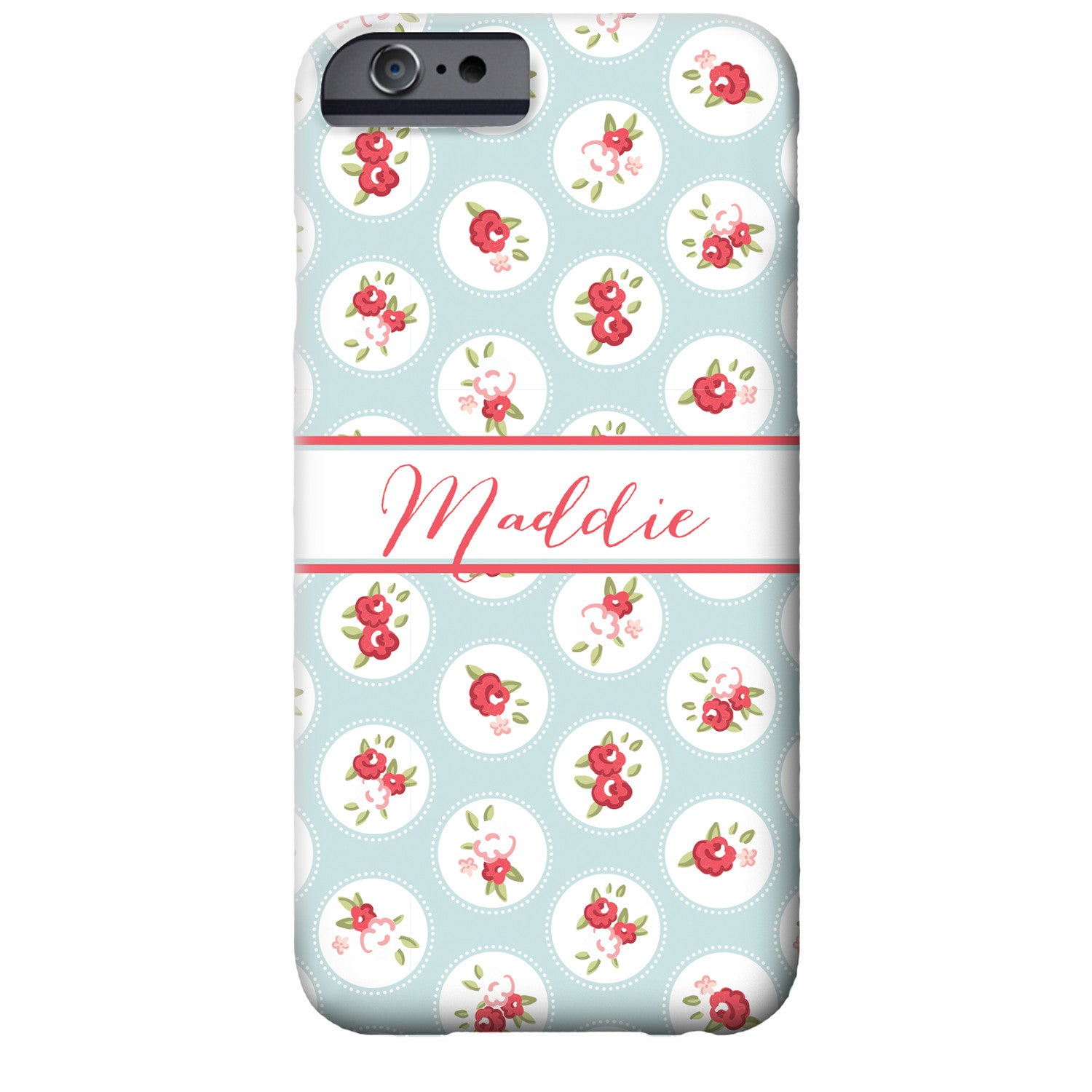 Personalized Sweet Roses iPhone Case | Swanky Press