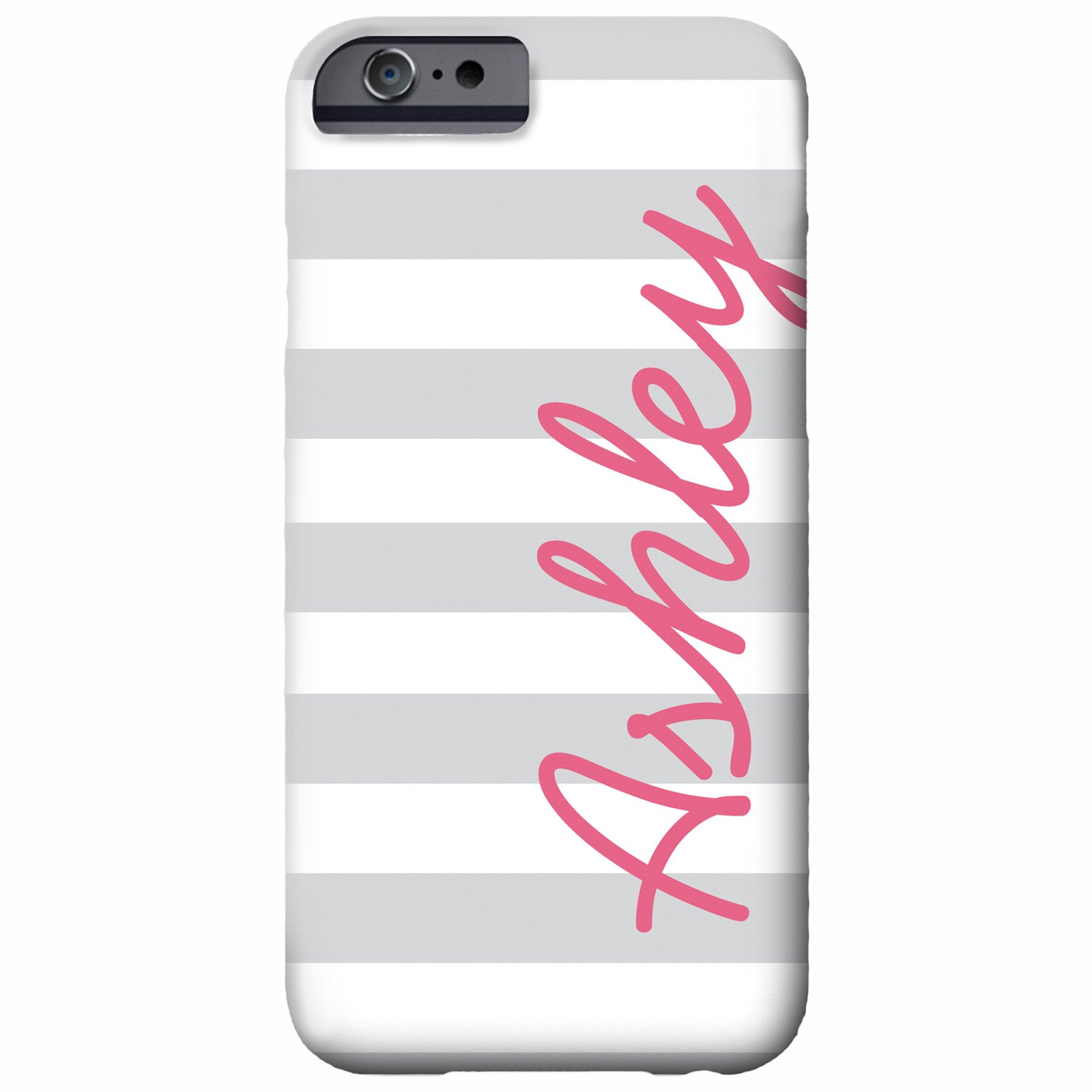 Thick Stripe With Name Cell Phone Case Thick Stripe With Name Cell Phone Case