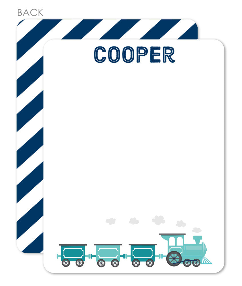 Train Thank You Notes | Swanky Press