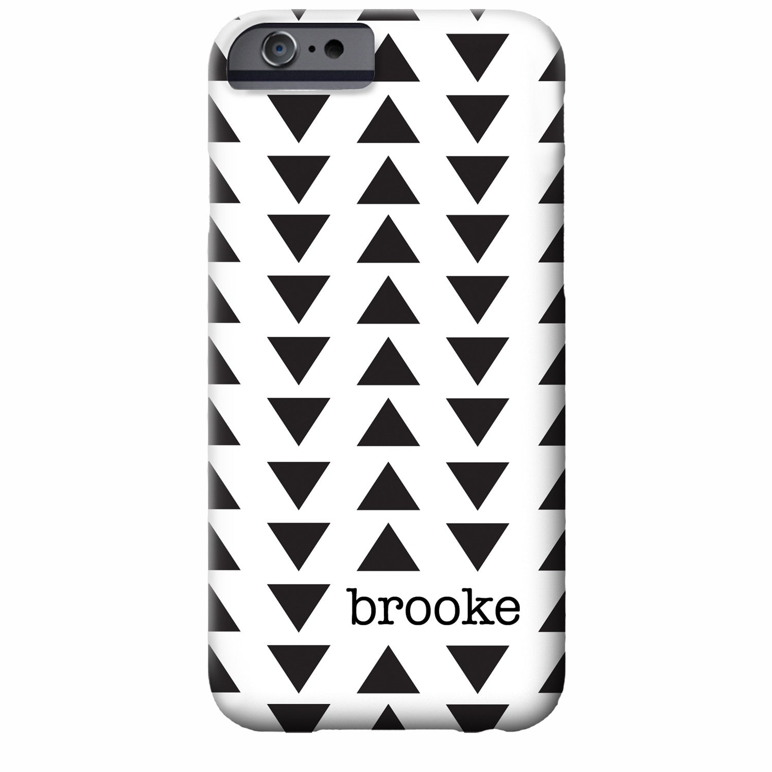 Modern Triangles Personalized iPhone Case | Swanky Press