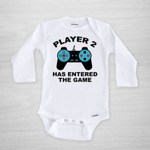 Player 2 Has Entered the Game Onesie, long sleeved